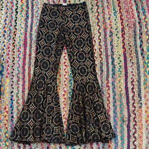 Vintage Flared Lace Pants